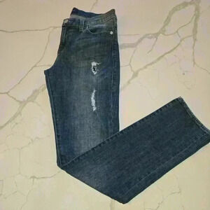 Rock&Republic Womens Berlin Distressed Embellished Stretch Skinny Jeans Size 10